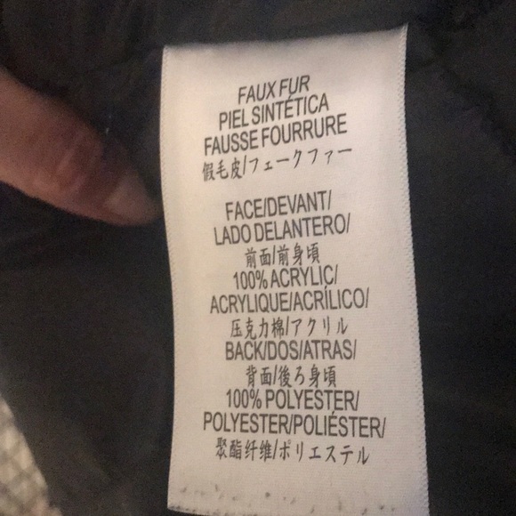 BCBG Generation storm coat with faux fur trim hood - Picture 5 of 5